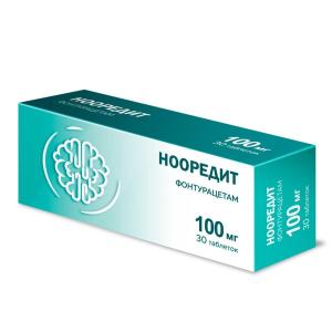 Нооредит таблетки 100мг №30