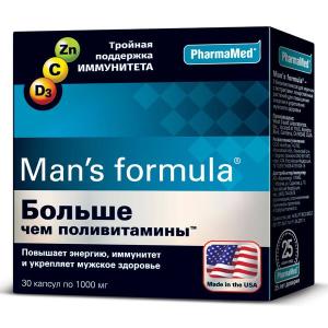 Мен-с формула Больше чем поливитамины капсулы массой 1г №30