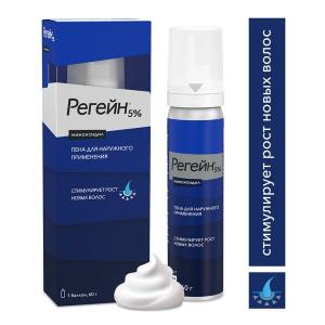 Регейн пена для наружного применения 5% баллон 60г №1