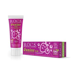 Рокс Junior 6-12 зубная паста Ягодный микс туба 74г