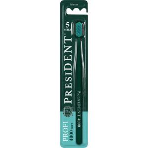 ПрезиДент Profi 4000 soft зубная щетка мягкая 5 мил №1