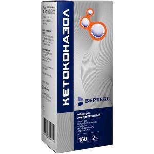 Кетоконазол Вертекс шампунь лекарственный 2% флакон 150г 
