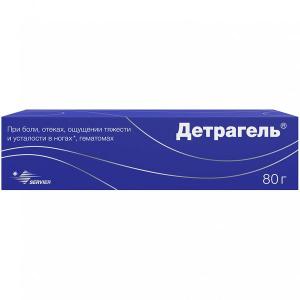 Детрагель гель для наружного применения туба 80г