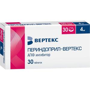 Периндоприл-Вертекс таблетки 4мг №30