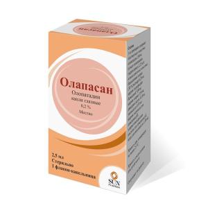 Олапасан капли глазные 0,2% флакон-капельница 2,5мл