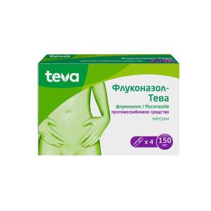 Флуконазол-Тева капсулы 150мг №4