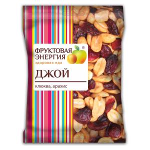 Фруктовая энергия джой смесь клюквы и арахиса 50г 