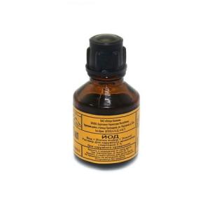 Йод раствор для наружного применения спиртовой 5% 10мл