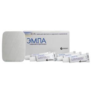 Эмла крем для местного и наружного применения тубы 5г №5