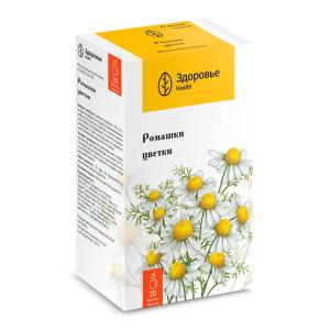 Ромашки аптечной цветки измельчённые фильтр-пакеты 1,5г №20