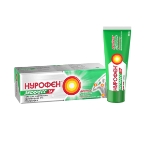 Нурофен Экспресс гель для наружного применения 5% 100г