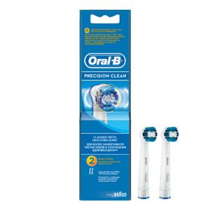 Oral-b сменные насадки для электрических зубных щеток precision clean eb20 №2 (80281666)