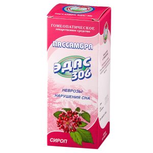 Эдас-306 пассамбра сироп гомеопатический 100мл