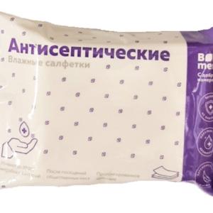 Вona Мente антисептические влажные салфетки №20
