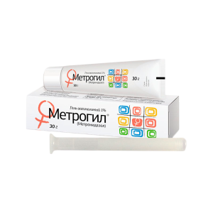 Метрогил гель вагинальный 1% туба 30г