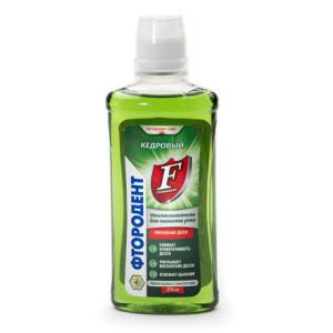 Фтородент Кедровый ополаскиватель для полости рта флакон 275мл