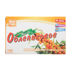 Облепиховое масло капсулы 300мг №100