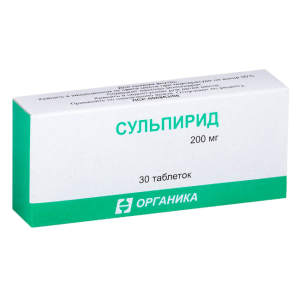 Сульпирид таблетки 200мг №30