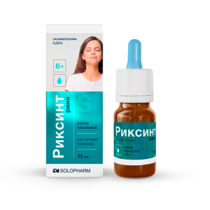 Риксинт рино капли назальные 0,05% флакон 10мл