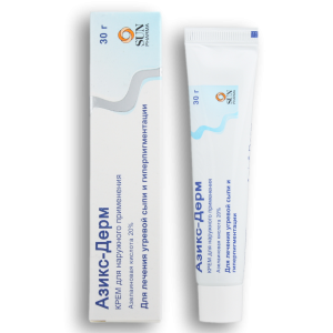 Азикс-Дерм крем для наружного применения 20% туба 30г