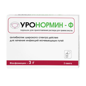 Уронормин-ф порошок для приготовления раствора для приема внутрь 3 г пакетики 8 г №2