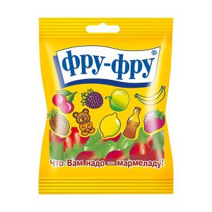 Фру-фру мармелад жевательный тропические фрукты фруктики 30г (отпуск 24шт) 