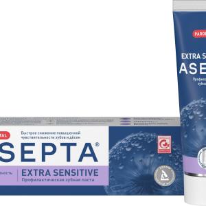 Асепта Экстра Сенситив профилактическая зубная паста туба 75мл 