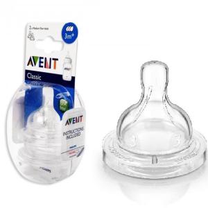 Авент соска силиконовая средний поток №2 арт.82830 (scf633/27) 