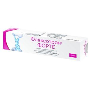 Флексотрон Форте имплантат вязкоэластичный стерильный для внутрисуставных инъекций 10мг/мл шприц 3мл №1