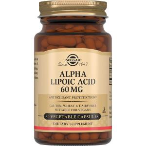 Солгар Альфа-Липоевая кислота 60мг капсулы массой 500мг №30