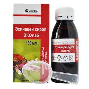 Эхинацеи сироп эколаб 100мл 