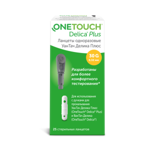 Ланцеты одноразовые OneTouch Delica Plus №25