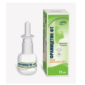 Фрамицетин ФТ спрей назальный 1,25% флакон 15мл