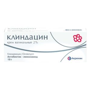 Клиндацин крем вагинальный 2% туба 19г + аппликатор №3