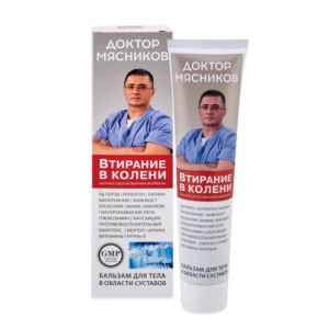 Доктор Мясников Пчелиный яд, Яд гюрзы, Коллаген, Папаин, Биокремний бальзам для тела туба 125мл Акция