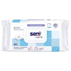 Сени care салфетки влажные с витамином Е и аллантоином №80