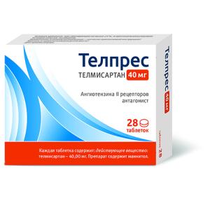 Телпрес таблетки 40мг №28