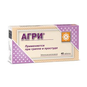 Агри таблетки для рассасывания №40