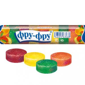 Фру-фру мармелад жевательный ассорти в трубочке 35г (отпуск 12шт) 