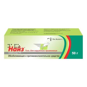 Найз гель для наружного применения 1% туба 50г 