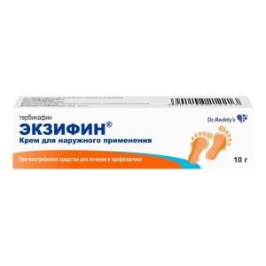 Экзифин крем для наружного применения 1% 10г