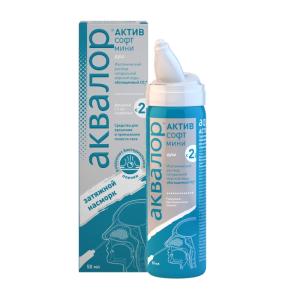 Аквалор актив софт мини душ 50мл