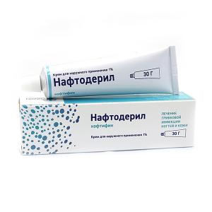 Нафтодерил крем для наружного применения 1% 30г