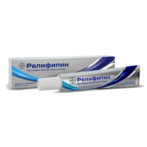 Релифипин гель для ректального и наружного применения 20мг/г+3мг/г 20г