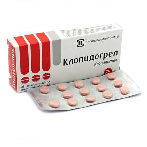 Клопидогрел таблетки покрытые плёночной оболочкой 75мг №28