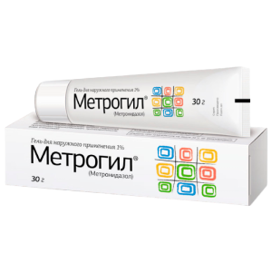 Метрогил гель для наружного применения 1% туба 30г