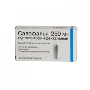 Салофальк суппозитории ректальные 250мг №10