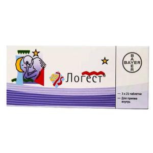 Логест таблетки покрытые оболочкой №21х3