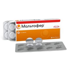 Мальтофер таблетки жевательные 100мг №30