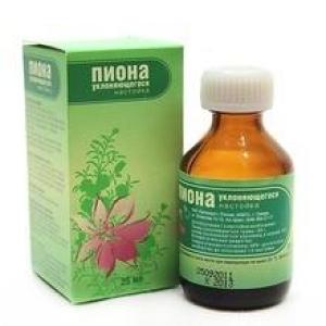 Пиона уклоняющегося настойка 25мл